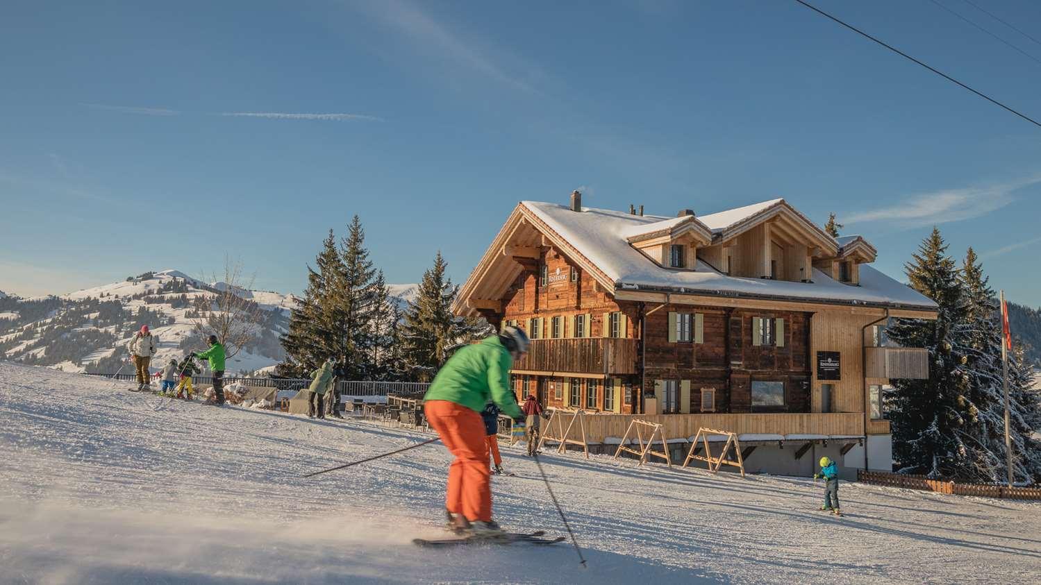 Rinderberg Swiss Alpine Lodge زويسمن المظهر الخارجي الصورة